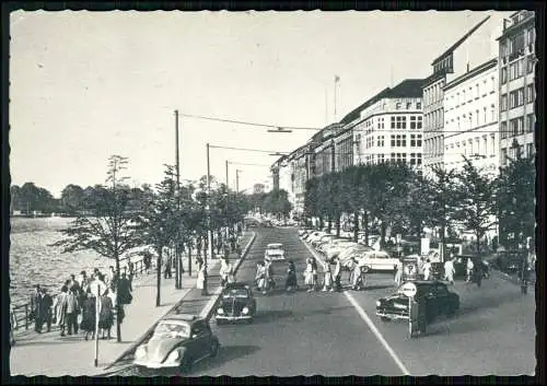 6x alte Ansichtskarte Postkarte - Hamburg - diverse Ansichten VW Käfer .....u.a.