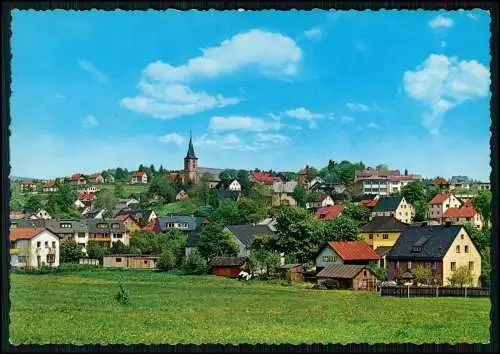 AK - Fichtelberg im Fichtelgebirge - Blick auf den Ort mit Kirche
