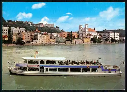 AK - Passau Innkai - mit Rundfahrtschiff Passauer Wolf - des Bayer. Lloyd