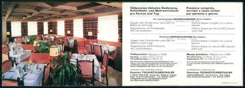Hotelprospekt Faltblatt - Toblach Dobbiaco Südtirol - Hotel Tschurtschenthaler