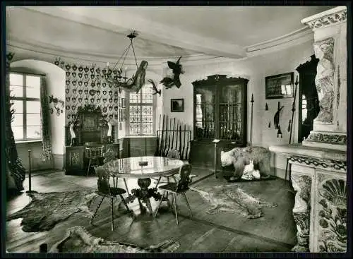 Foto AK - Aschhausen Bieringen Jagst - Schloß Jagdzimmer ....