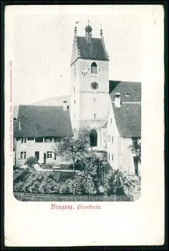 AK - Bregenz in Vorarlberg - Pfarrkirche Bregenz-St. Gallus am Kirchplatz 1905