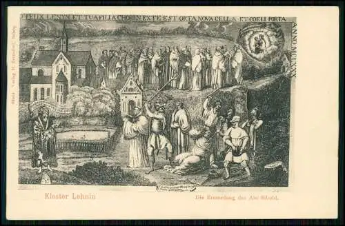 AK - Die Ermordung des Abtes Sibold - Kloster Lehnin - Nach altem Stich - 1905