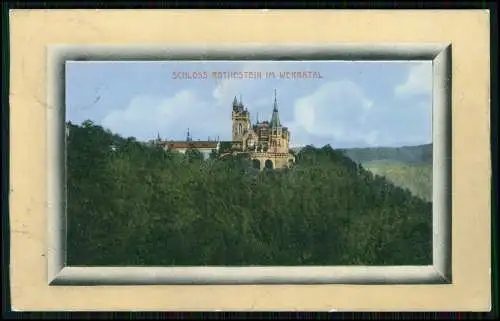 AK - Bad Sooden-Allendorf in Hessen Panorama mit Burg Rothestein - 1913 gelaufen