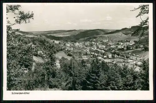 Echt Foto AK - Schleiden in der Eifel - Gesamtansicht Panorama - Karte gelaufen