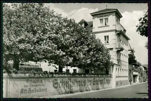 Echt Foto AK - Heidelberg am Neckar - Hotel-Restaurant Scheffelhaus