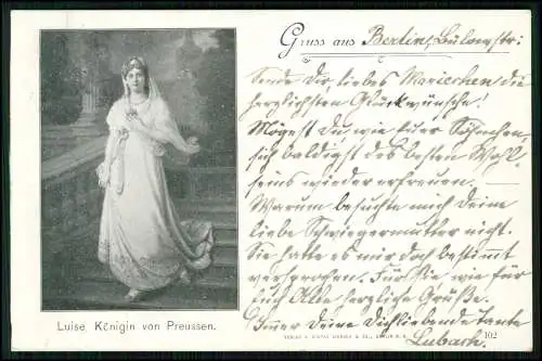 AK - Königin Luise von Preußen - Luise von Mecklenburg Strelitz - 1898 gelaufen