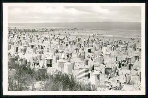 Echt Foto AK - NORDSEEBAD NORDERNEY - Strandleben im Nordbad viele Details ....