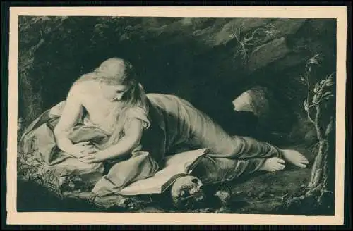 AK Künstler - Die büßende Magdalena - Amtliche Ausgabe des Ministeriums Dresden