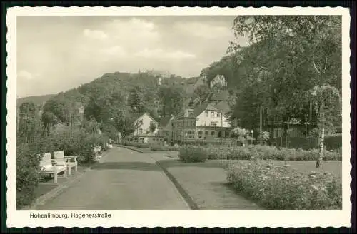 Foto AK - Hohenlimburg Hagen in Westfalen - Blick in die Hagener Strasse - 1936