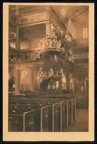 AK - Świdnica Schweidnitz Schlesien - Das Innere Friedenskirche - Blick Kanzel