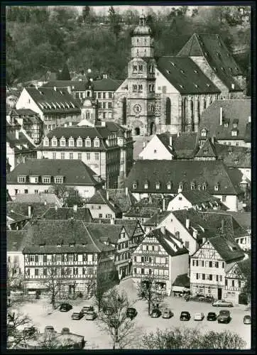 2x Foto AK - Schwäbisch Hall - Stadtkern - Haalplatz - Rathaus - Michaelskirche