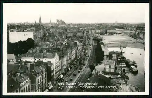 3x Foto AK - Nantes Loire Atlantique -prise Transbordeur vers centre u. andere
