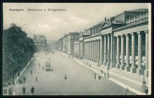 6x alt Ansichtskarte Postkarte Stuttgart - auch 1916 Feldpost - u. andere Motive
