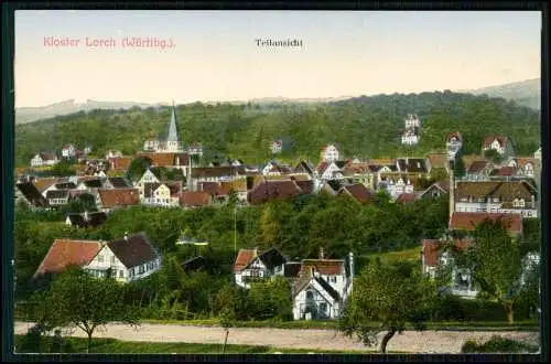 3x AK - Lorch im Remstal Württemberg - Kloster Lorch Panorama u.a. - 1900-15
