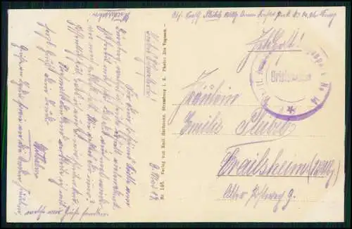 2x AK - Rothau Elsass Bas Rhin - Panorama u.a. - 1917 Feldpost gelaufen