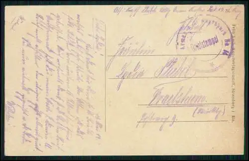 2x AK - Rothau Elsass Bas Rhin - Panorama u.a. - 1917 Feldpost gelaufen