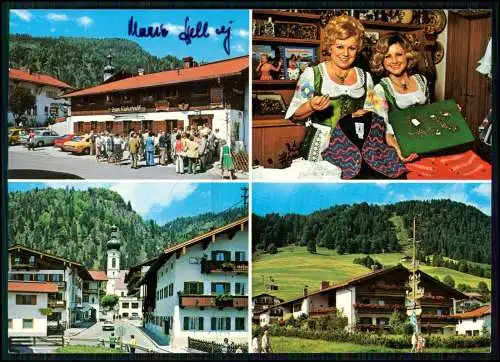 2x AK - Sängerinnen Maria und Margot Hellwig aus Reit im Winkl - Kinder Tracht