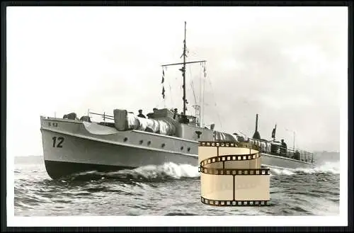 Foto AK - Schnellboot - S-Boot S 12 - Reichs- und Kriegsmarine