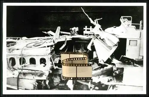 Foto AK - Schnellboot - S-Boot Treffer im Back und Brücke - Kriegsmarine
