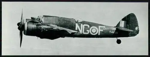 Foto 23x9cm - aus Album Klebereste Rückseite - Flugzeug Aircraft Alliierte