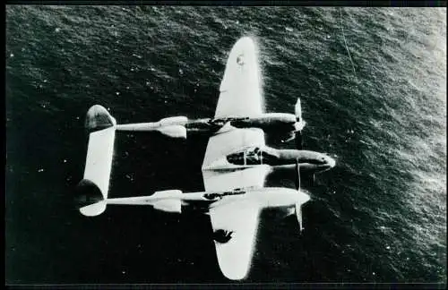 Foto 22x14cm - aus Album Klebereste Rückseite - Flugzeug Aircraft Alliierte