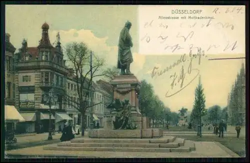 3x AK - Düsseldorf am Rhein- Diverse Ansichten - 1905-20 gelaufen