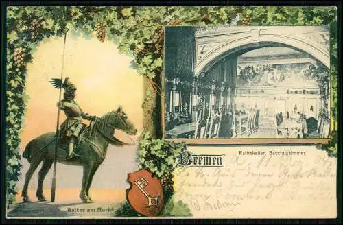 6x alte Ansichtskarten Hansestadt Bremen - verschiedene Ansichten - ab 1906 gel.