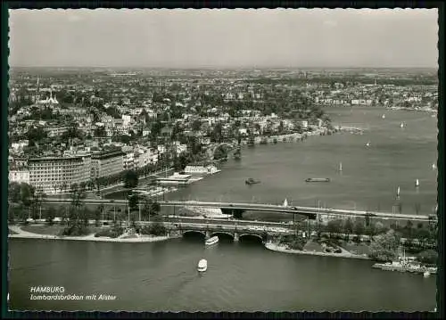 6x Foto AK - Hamburg Mitte diverse Ansichten .... 1950-60er Jahre