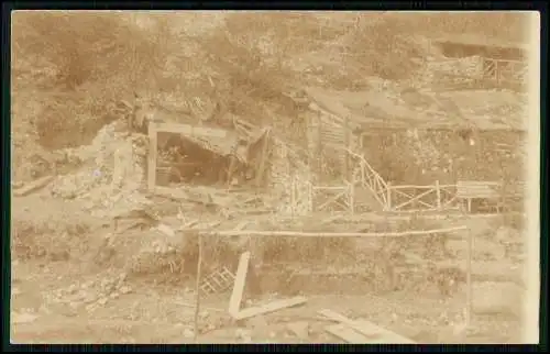 6x Foto AK 1. WK - Kriegszerstörung Westfront - Feldpost