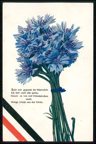 10x AK 1.WK  - S.B. 4. P. Kp 7. bay.  Infanterie Regiment 1916 Feldpost gelaufen