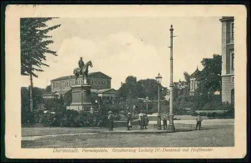 3x alte AK - Darmstadt in Hessen - diverse Ansichten - 1915-17 gelaufen