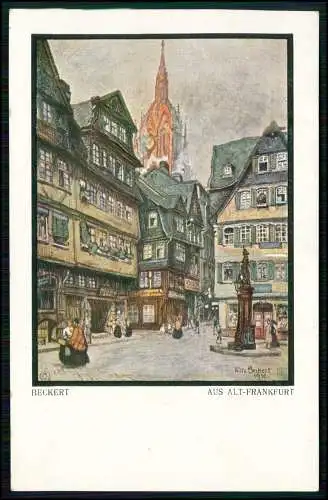 AK - Frankfurt am Main - Beckert Fritz - Aus Alt-Frankfurt - 1916 gelaufen