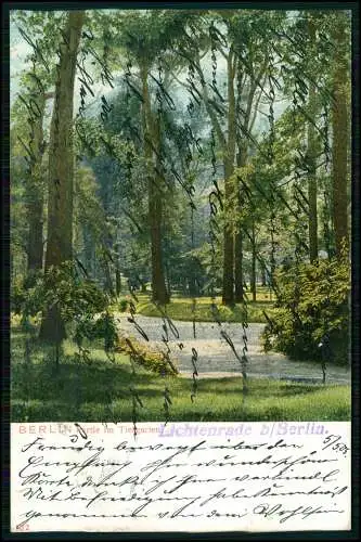 AK - Berlin Tiergarten - Partie im Tiergarten - gelaufen 1905