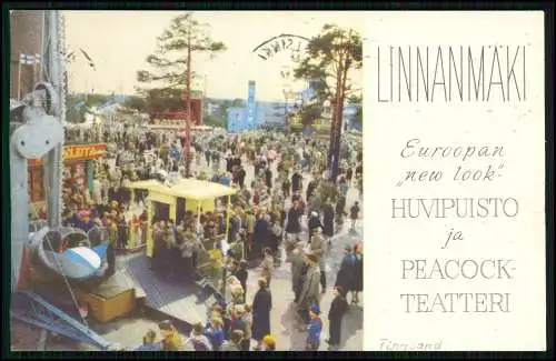 AK -  Finnland Helsinki Linnanmäki - Freizeitpark Euroopan new Look Huvipuist