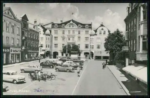 Foto AK - Odder bei Aarhus im Osten Jütlands Dänemark - Karte gelaufen
