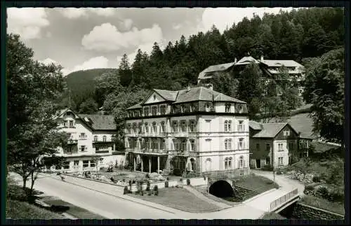Foto AK - Bad Rippoldsau im Schwarzwald - Kurhotel St. Luitgard - Karte gelaufen