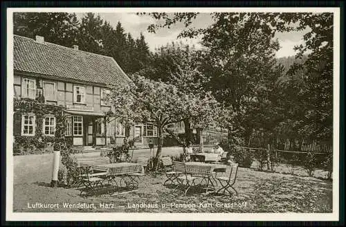 AK - Wendefurth Thale im Harz - Landhaus und Pension - von Karl Grasshoff