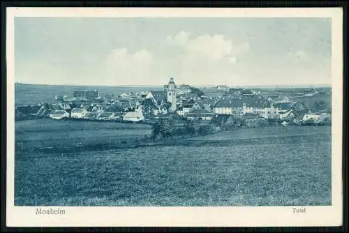 AK - Monheim im Schwaben - Lr. Donau-Ries - Panorama Ort mit Kirche