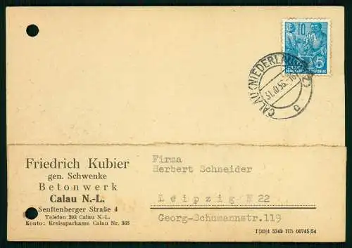 7x Karte - Hauschild Gummiwaren Leipzig 1956 - versendet an Firmen SN - ST - DDR
