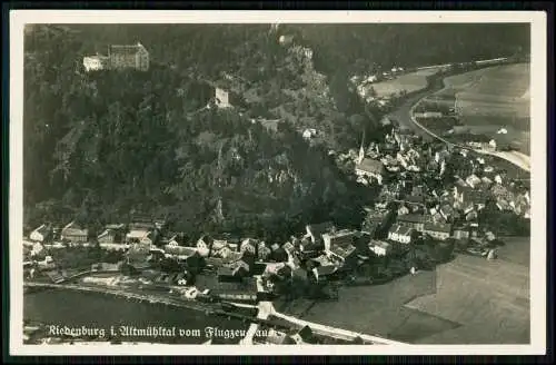 Echt Foto AK - Riedenburg Riedenberg Altmühltal - Fliegeraufnahme Luftbild 1938