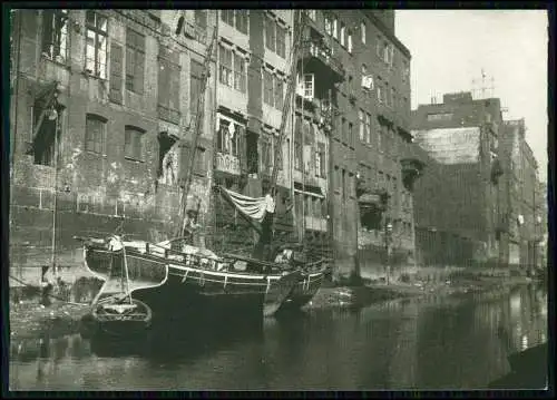 3x AK - Hamburg - Fleet Pulverturmbrücke 1918 - Nicolaikirche und Innenstadt