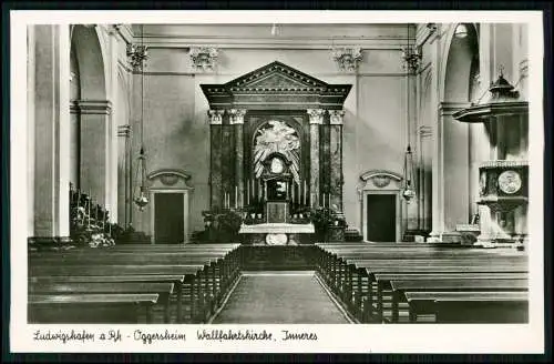 Foto AK - Oggersheim Ludwigshafen am Rhein - Wallfahrtskirche Inneres