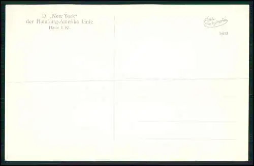 6x AK Foto - Dampfer New York Hamburg Amerika Linie - Kammer Kajüte Halle 1 u. 2