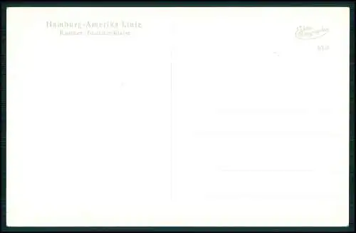 6x AK Foto - Dampfer New York Hamburg Amerika Linie - Kammer Kajüte Halle 1 u. 2