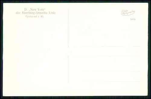 6x AK Foto - Dampfer New York Hamburg Amerika Linie - Kammer Kajüte Halle 1 u. 2