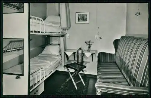 6x AK Foto - Dampfer New York Hamburg Amerika Linie - Kammer Kajüte Halle 1 u. 2