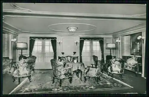 6x AK Foto - Dampfer New York Hamburg Amerika Linie - Kammer Kajüte Halle 1 u. 2