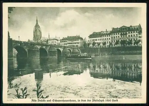 6x alte AK - Frankfurt am Main - verschiedene Ansichten - aus der Serie G / 1395