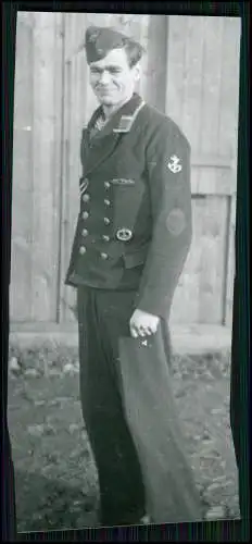 15x Foto kein Original nach 1945 - Marine Soldat - bei Tauch-Übung und andere